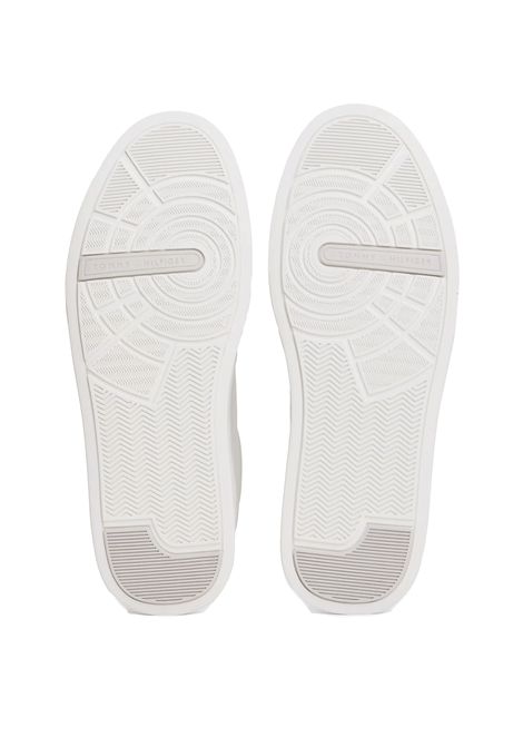 Tommy Hilfiger Court Craft Leather Shoes Ecru Men TOMMY HILFIGER | Sneakers | FM0FM05551-0K5